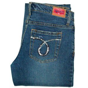 Tyte Jeans Vintage Inspired - Style# 17560UAJ - Women's Flared Blue Denim 31x32